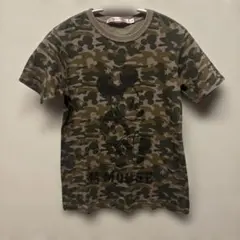 迷彩 ミッキーマウスTシャツ 140cm ディズニー