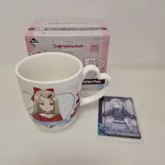 一番くじ 篠澤広 E賞 描きおろし チェック柄マグカップ ウエハース N