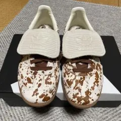 極美品】アディダス サンバ LT オフホワイト ブラウン COW 牛 27.5 
