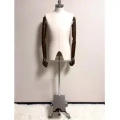✨訳あり✨格安✨マネキン　トルソー　メンズ　布張り　腕付き　可動式　紳士ボディ
