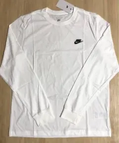 「新品」NIKE ロンT ワンポイント刺繍ロゴ