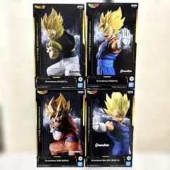 grandista ベジット　ゴジータ　孫悟空　ベジータ　フィギュア　4個