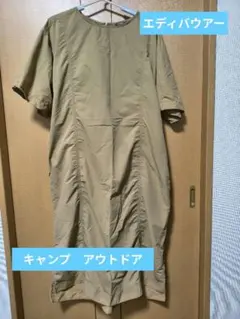 子連れキャンプ　アウトドア　半袖ワンピース 左右ポケット有のサムネイル