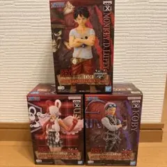 【3点セット】ONE PIECE FILM RED DXF フィギュア