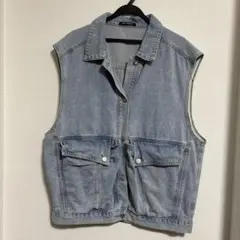 ベスト　デニムベスト　ヴィンテージ　古着