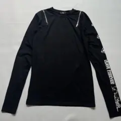 NieR CLOTHING 長袖Tシャツ L ジップデザイン プリント ロンTのサムネイル