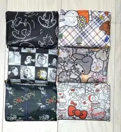 新品　スヌーピー　SNOOPY 折りたたみ　大容量　エコバッグ　3個セット