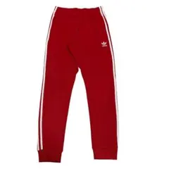古着 adidas アディダス トラックパンツ レッド ホワイト 赤 白