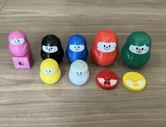 しまじろういろりん　こともちゃれんじ　マトリョーシカ　知育玩具　ぴんくりん