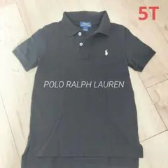 POLO RALPH LAUREN　ポロシャツ　半袖　黒　ラルフ　ローレン　5T