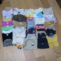 子ども服女の子　まとめ売り110〜120cm35点+パジャマ2着