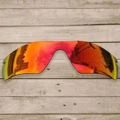 オークリー☆レーダーロックパス★偏光レンズ レッド PapaViva社製