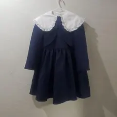 arisana フォーマルワンピース ネイビー　130