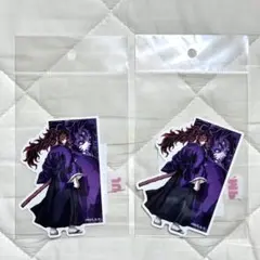 【鬼滅の刃】黒死牟 ジャンプショップ ダイカットステッカー 2点セット