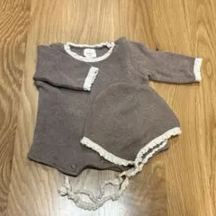 ボンネット ロンパース