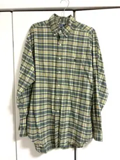 90s ラルフローレン チェックシャツ MサイズBRAKE Y2K