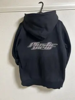 plustic view バラクラバパーカー ラインストーン ロゴフーディのサムネイル
