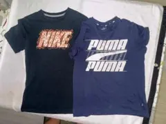 PUMA NIKE Tシャツ 2枚セット　ナイキ Mサイズ　プーマ150cm