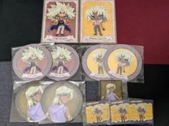 遊戯王 GiGOコラボカフェ マリク 闇マリク コースター ポストカード シールのサムネイル
