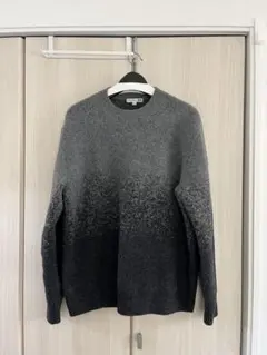 ユニクロ×JWA スフレヤーングラデーションクルーネックセーター L グレー