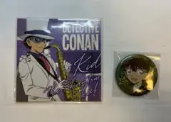 名探偵コナン 怪盗キッド 江戸川コナン 缶バッジ