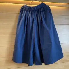 earth music&ecology ガウチョパンツ F ネイビー