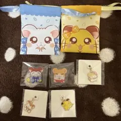 とっとこハム太郎　100円ショップ　巾着　チャーム　アクスタ