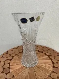 ボヘミアクリスタル　花瓶小