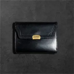 【Iru×池之端銀革店】compact wallet 三つ折り財布 チョコ Iru×池之端銀革店】compact wallet 三つ折り財布 チョコ - メルカリ
