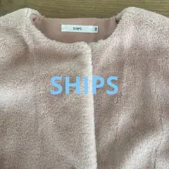 SHIPS ピンク ボリュームスリーブ ジャケット
