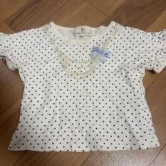 KUMIKYOKU 組曲 ドット柄 Tシャツ 100 半袖