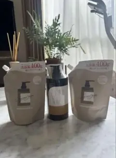 coconeクレイクリームシャンプーモイストボトル&詰め替え２個セット