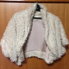 値下げ☆SLY LANG ボレロ ベージュ スライラングのサムネイル