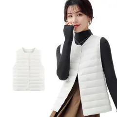 【新品】電熱ベスト ホワイト XL 16ヒーター 3段階温度調整 急速発熱