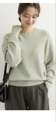 URBAN RESEARCH DOORS ライトグリーン　ニット