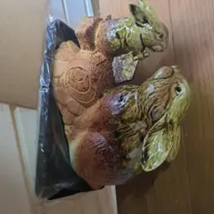 兎 置物 陶器 縁起物 陶芸