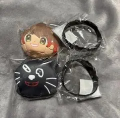 もちもちビーズクッションキーホルダー　2個セット　キヨ猫＋おまけラババン