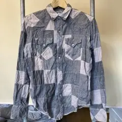 Engineered Garments パッチワーク ウエスタンシャツ サイズSのサムネイル