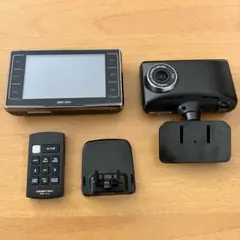 コムテック　レーダー探知機(704V)とドライブレコーダー(203G)セット