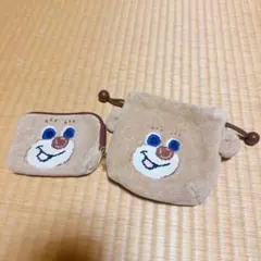 フェイラー　ドアップテディ　ポーチ　巾着&L型