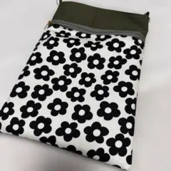 花柄サコッシュ バッグ キャンバス