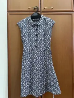 【10/4(土)までの出品】 agnès b. 花柄長袖ワンピース 36