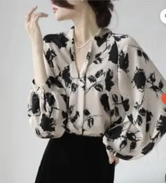 【Millennial Generation】 花柄ブラウス