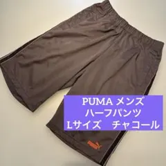 プーマ　ハーフパンツ　メンズ　L チャコール　スポーツ　ランニング　グレー
