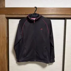 【adidas】アディダス トラックジャケット ジャージ M ブラック×ピンク