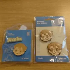 【公式】TinyTAN ピンバッジ　Jimin Dynamite 2個セット