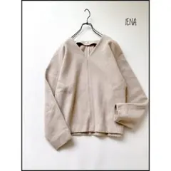 【美品】IENA 長袖ニット　Ｖネック　カシミヤ　ビーバー　可愛い ウール