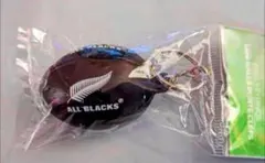 ラグビー キーホルダー ニュージーランド オールブラックス キーリング ボール