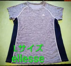 ellesse Lサイズ Tシャツ グレー/ネイビー