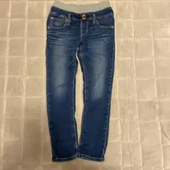 試着のみ※Lee リー ストレッチデニム ブルー 130センチ②